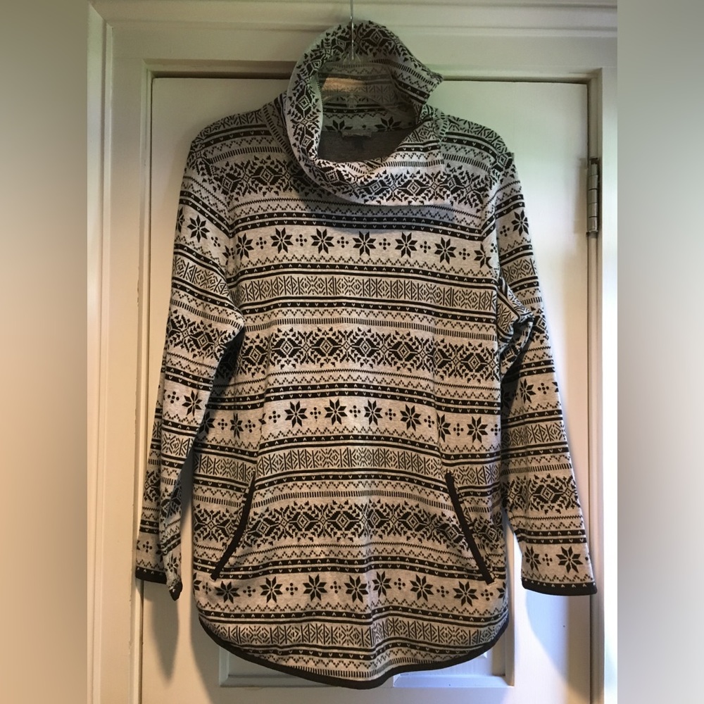 T By Talbots Split Neck Cowl Pullover Sweater - image 1